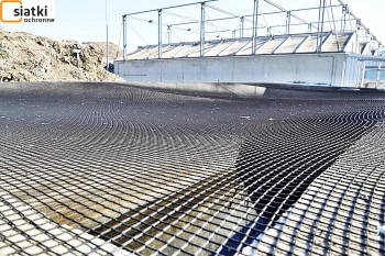 Siatki Oborniki - Zabezpieczenie zbiorników na odcieki, osadników Zabezpieczenie zbiorników w przemyśle dla terenów Obornik